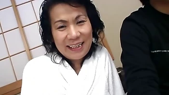 See this old slut as she takes a young man's cock inside her pussy till she screams with pleasure. Get lucky as she shows you how she makes her young dude so hard till he spews hot creamy sperm inside her cunt