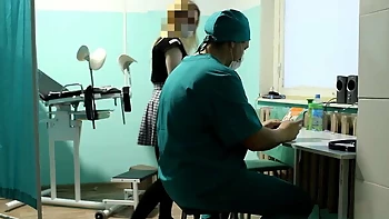 Medical fetish gyno video on the gyno clinik
